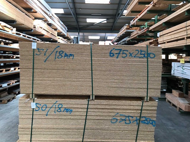 Osb platen 15mm 675x2500 (58x) - afbeelding 2 van  3