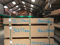 Osb platen 15mm 900x2000mm (15x) - afbeelding 2 van  3