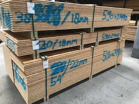 Osb platen 18mm 590x2440mm (20x) - afbeelding 1 van  3