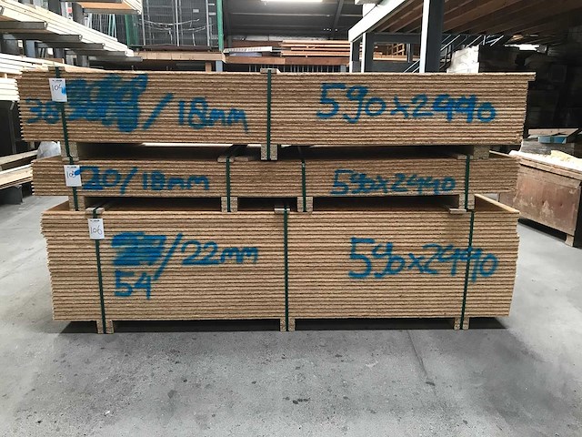 Osb platen 18mm 590x2440mm (20x) - afbeelding 2 van  3