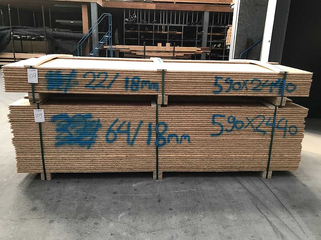 Osb platen 18mm 590x2440mm (64x) - afbeelding 2 van  3
