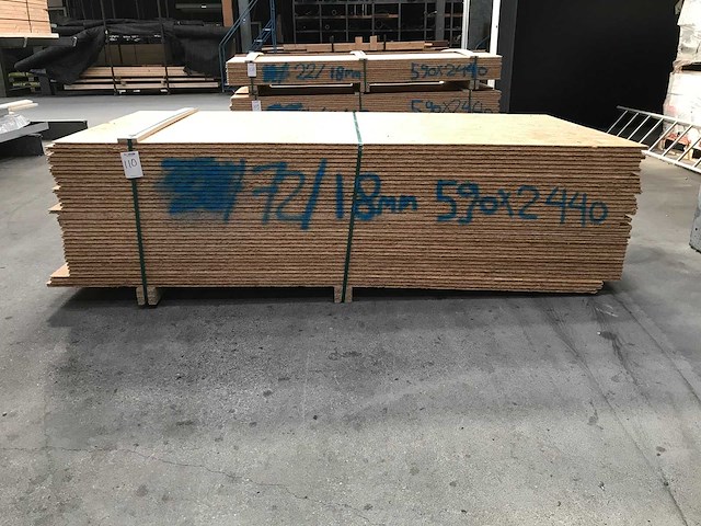 Osb platen 18mm 590x2440mm (72x) - afbeelding 2 van  4
