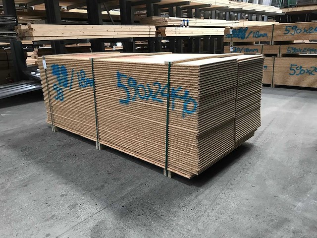 Osb platen 18mm 590x2440mm (98x) - afbeelding 3 van  3