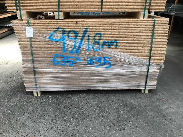 Osb platen 18mm 635x1690mm (49x) - afbeelding 2 van  4