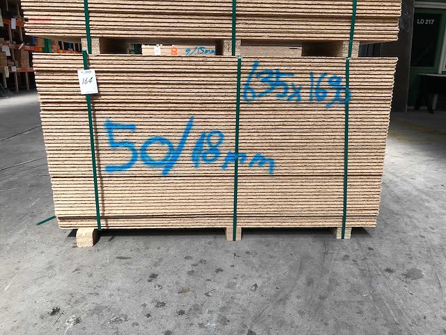 Osb platen 18mm 635x1690mm (50x) - afbeelding 2 van  3