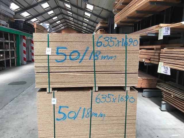 Osb platen 18mm 635x1690mm (50x) - afbeelding 2 van  3