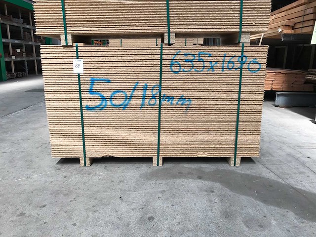 Osb platen 18mm 635x1690mm (50x) - afbeelding 2 van  4