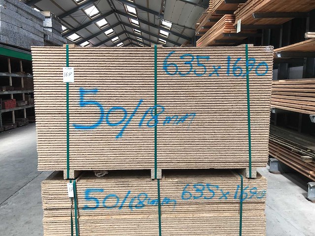 Osb platen 18mm 635x1690mm (50x) - afbeelding 2 van  3