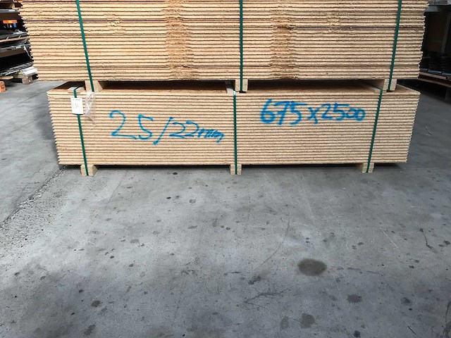 Osb platen 22mm 675x2500mm (25x) - afbeelding 2 van  3