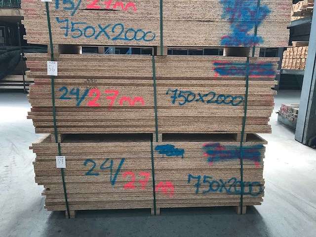 Osb platen 27mm 750x2000mm (24x) - afbeelding 2 van  4