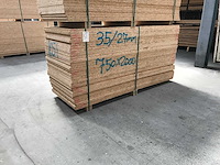 Osb platen 27mm 750x2000mm (35x) (35x) - afbeelding 1 van  3
