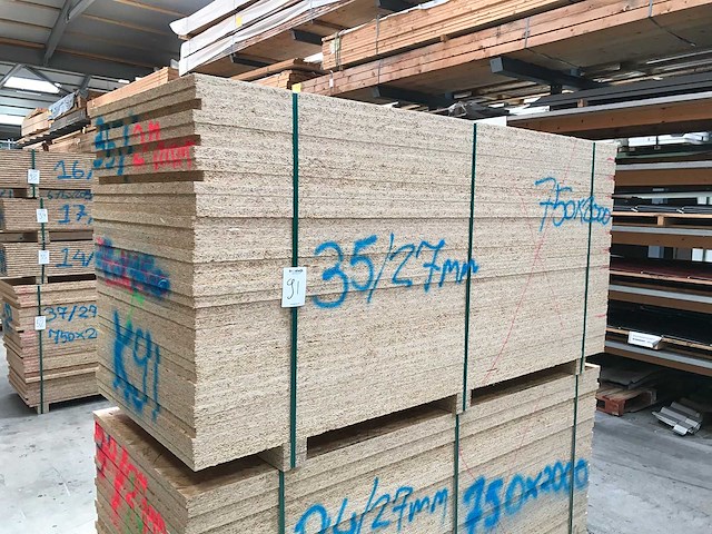 Osb platen 27mm 750x2000mm (35x) - afbeelding 1 van  3