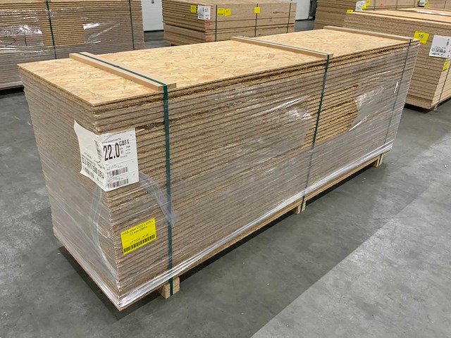 Osbplaat 2500x675x22mm gbf4 (41x) - afbeelding 1 van  9