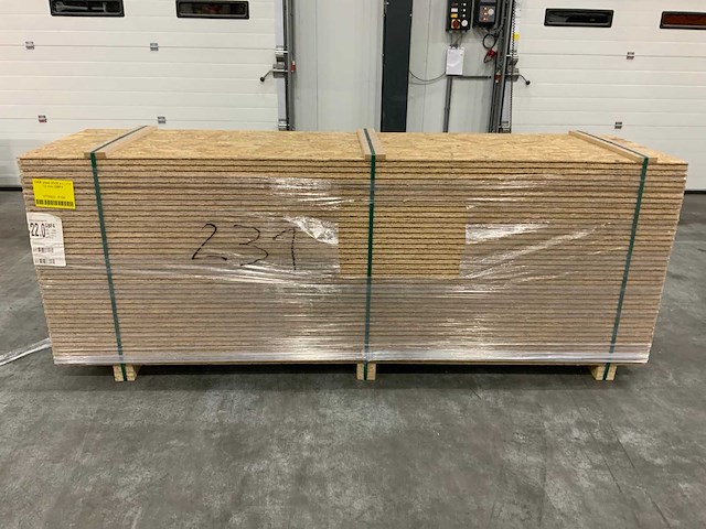 Osbplaat 2500x675x22mm gbf4 (41x) - afbeelding 1 van  9