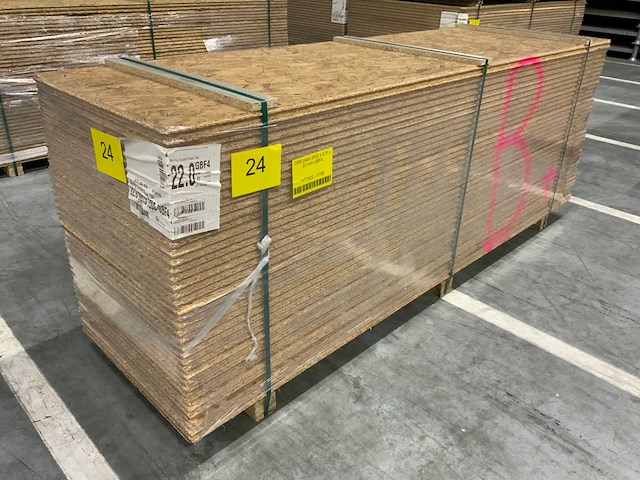 Osbplaat 2500x675x22mm gbf4 (41x) - afbeelding 1 van  8