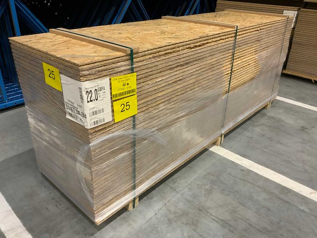 Osbplaat 2500x675x22mm gbf4 (41x) - afbeelding 1 van  9