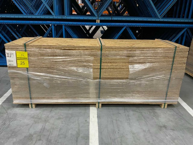 Osbplaat 2500x675x22mm gbf4 (41x) - afbeelding 2 van  9