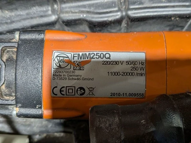 Oscillerende multitool, fein, multimaster fmm 250 q - afbeelding 3 van  4