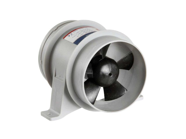 Osculati in-line ventilator voor machinekamercirculatie d79 mm - 3,8m3 12v - 1617201 - afbeelding 1 van  9