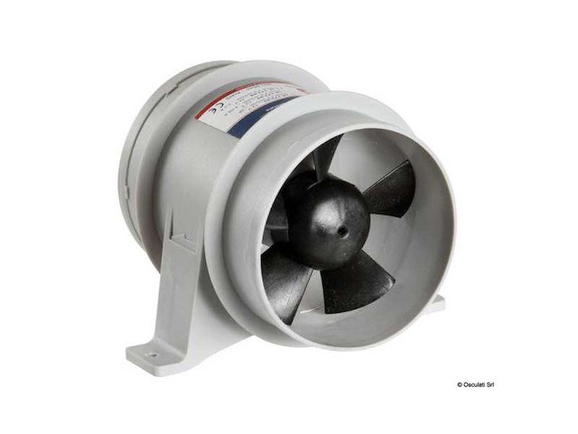 Osculati in-line ventilator voor machinekamercirculatie d79 mm - 3,8m3 12v - 1617201 - afbeelding 2 van  9