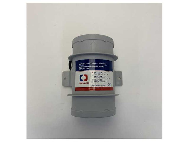 Osculati in-line ventilator voor machinekamercirculatie d79 mm - 3,8m3 12v - 1617201 - afbeelding 4 van  9