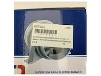 Osculati in-line ventilator voor machinekamercirculatie d79 mm - 3,8m3 12v - 1617201 - afbeelding 8 van  9