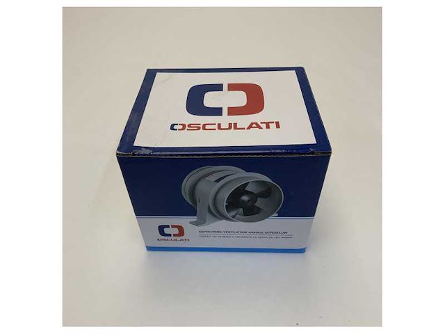 Osculati in-line ventilator voor machinekamercirculatie d79 mm - 3,8m3 12v - 1617201 - afbeelding 9 van  9