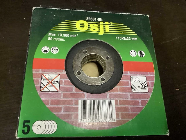 Osji 115-3-22 slijpschijf (400x) - afbeelding 1 van  2