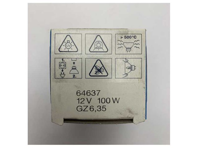 Osram 12v 100w halogeen maritieme lamp | duurzaam, schokbestendig navigatie- en interieurlicht - afbeelding 3 van  3