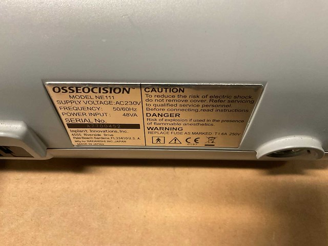 Osseocision ne111 drill surgical unit - afbeelding 4 van  6