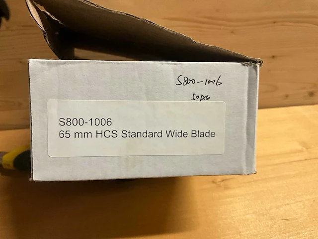 Ostar - s800-1006 - 65mm hcs standard wide blade supercut fit - multitool zaagbladen (50x) - afbeelding 5 van  5