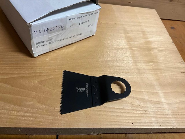 Ostar - s800-1007 - 65 mm hcs precision wide blade supecut fit - multitool zaagbladen (50x) - afbeelding 2 van  5