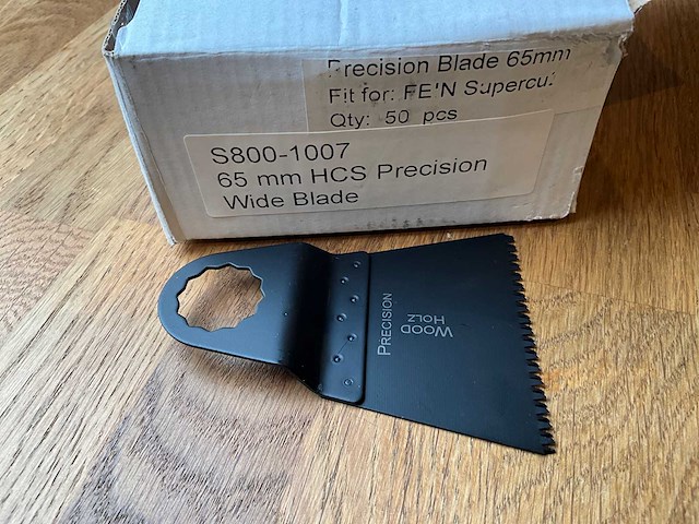 Ostar - s800-1007 - 65 mm hcs precision wide blade supercut fit - zaagbladen (50x) - afbeelding 1 van  4