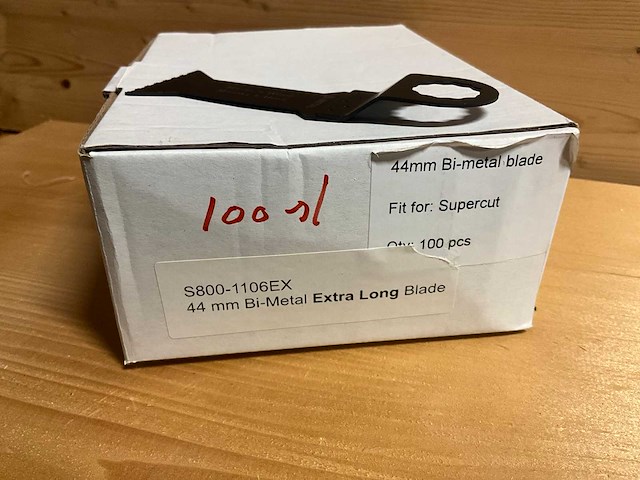 Ostar - s800-1106ex - 44mm bi-metal extralong blade supercut fit - multitool zaagbladen (100x) - afbeelding 2 van  2
