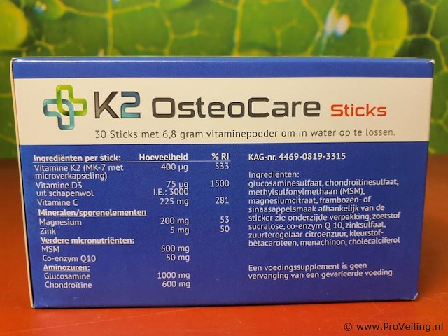 Osteocare sticks osteocare sticks & k2 voedingssupplement - afbeelding 4 van  9