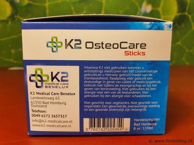 Osteocare sticks osteocare sticks & k2 voedingssupplement - afbeelding 5 van  9
