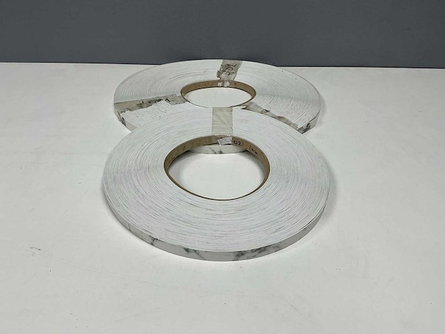 Osterman - h02 - marmor carrara - kantenband - 210 m - 1x22 mm - afbeelding 2 van  7