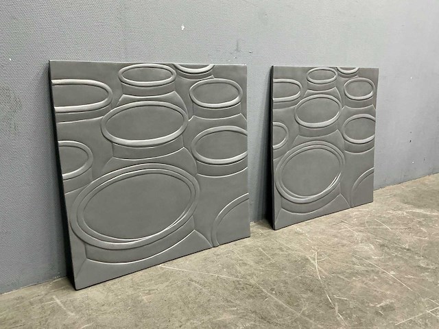 Ot design - muurdecoratie - 80 x 80 cm - afbeelding 5 van  11