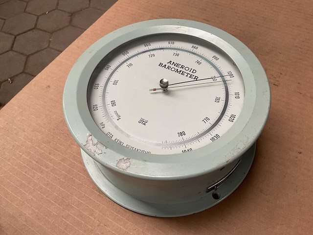 Ota vintage marine aneroid barometer - afbeelding 2 van  3