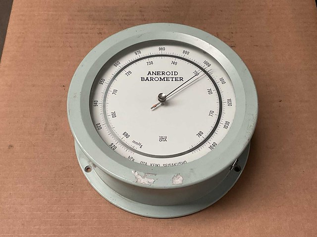 Ota vintage marine aneroid barometer - afbeelding 3 van  3