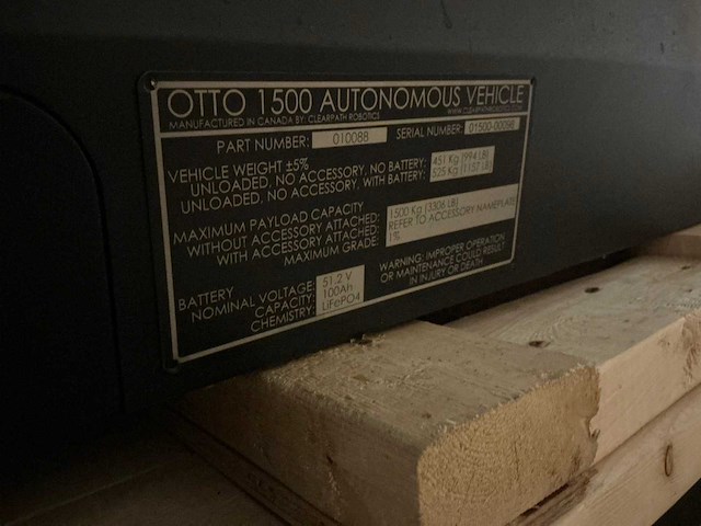 Otto 1500 autonome mobiele robot - afbeelding 15 van  17