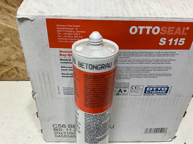 Ottoseal s115 neutrale siliconenkit (20x) - afbeelding 3 van  3