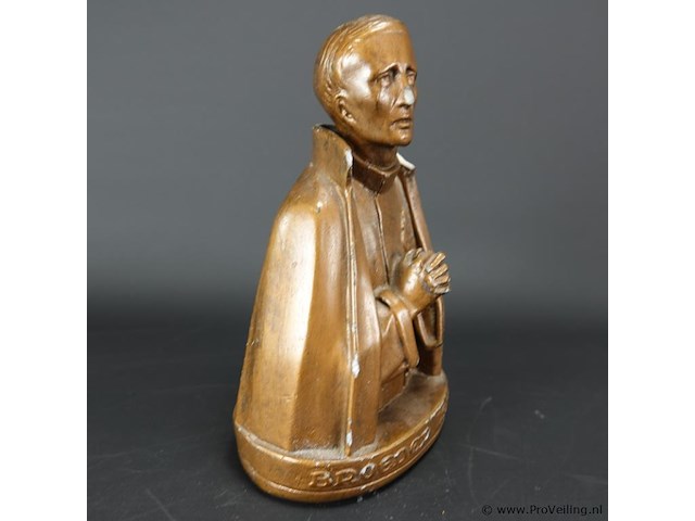 Oud aardewerk religieuze buste - afbeelding 2 van  5