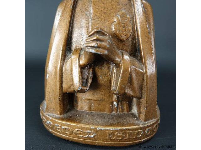 Oud aardewerk religieuze buste - afbeelding 4 van  5