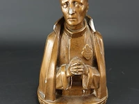 Oud aardewerk religieuze buste