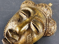Oud bronzen masker - afbeelding 2 van  5