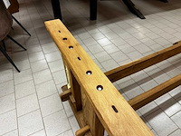 Oud eiken kloosterpoten-set (5x) - afbeelding 4 van  5