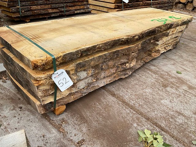 Oud eiken stam 55 mm ca. 0,700 m³ - afbeelding 1 van  5