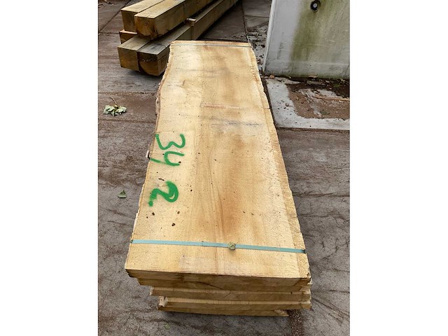Oud eiken stam 55 mm ca. 0,700 m³ - afbeelding 5 van  5