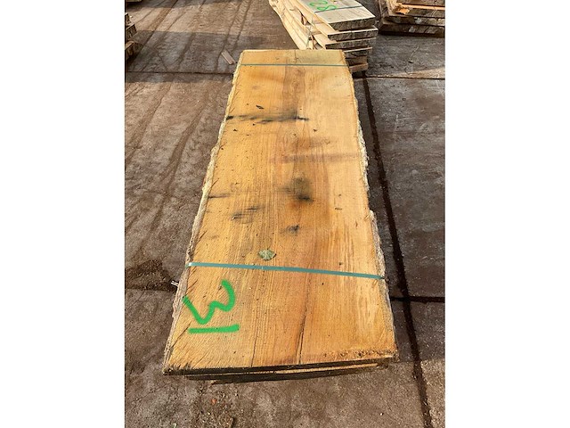 Oud eiken stam 62 mm ca. 0,400 m³ - afbeelding 5 van  5